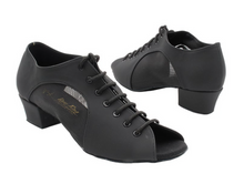  Women's Black Nubuck Black Mesh Practice Dance Shoes