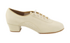 Latin and Ballroom Beige Leather Women's Practice Dance Shoes all sizes