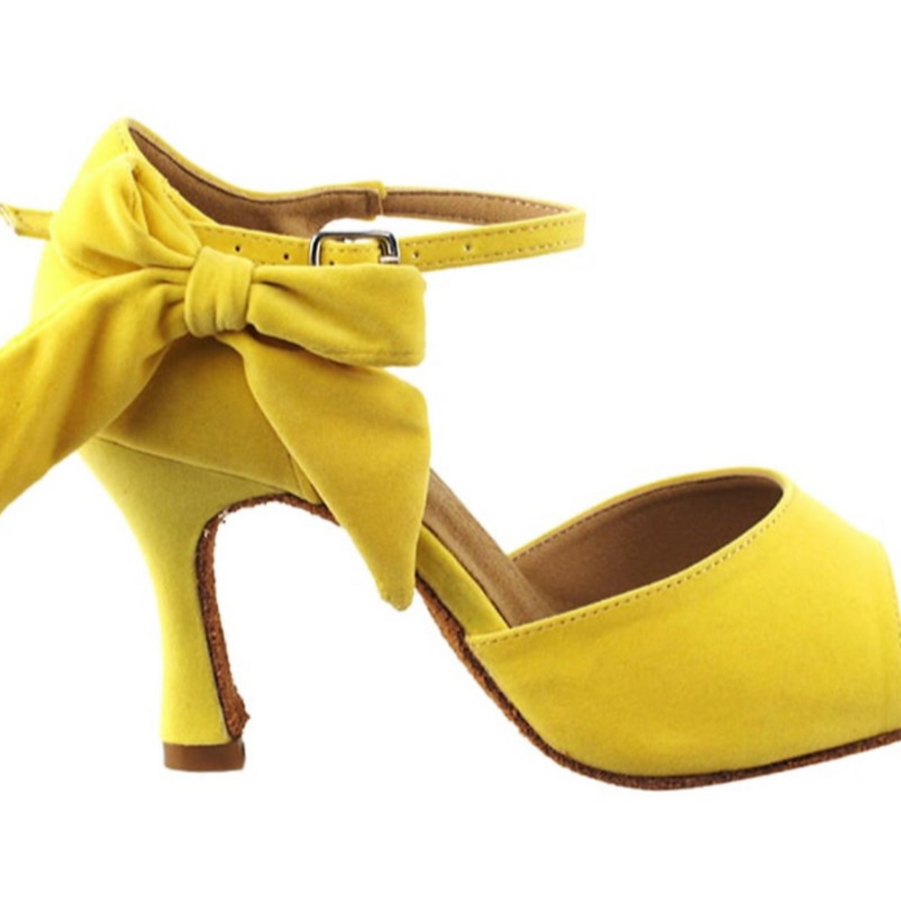 Cha Cha, Merengue, Bachata, Yellow Women's Dance Shoes | Social Series