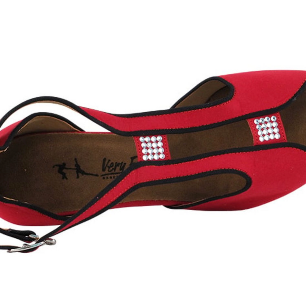 
                  
                    Argentine Tango Red Velvet Women's Dance Shoes | Social Series
                  
                