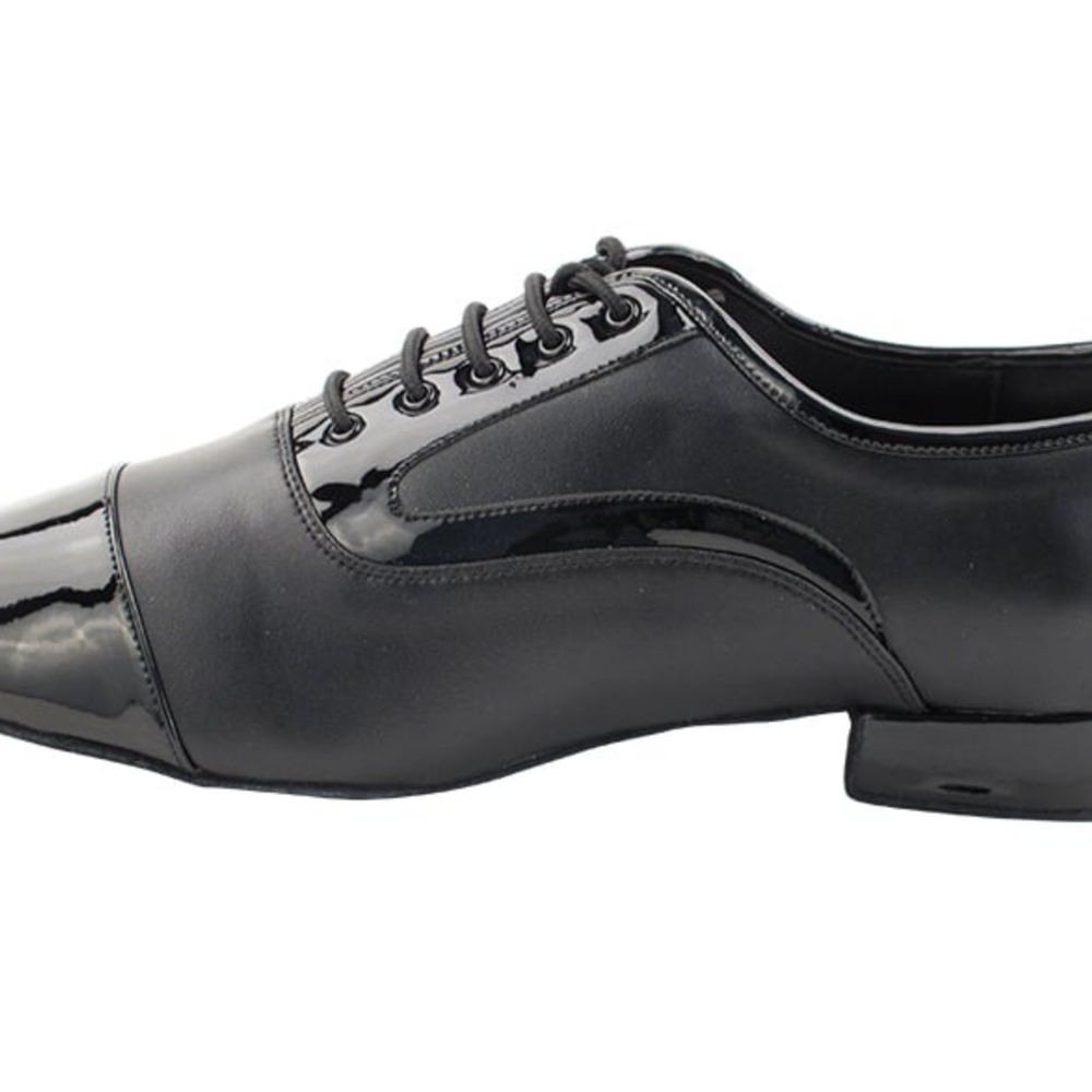 
                  
                    Argentine Tango Dance Shoes for Men, Black Patent & Black Leather
                  
                