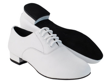  Men's American Smooth, Ballroom Dance Shoes White Leather