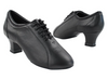 Women's Black Perforated Leather Practice Ballroom, Latin dance shoes