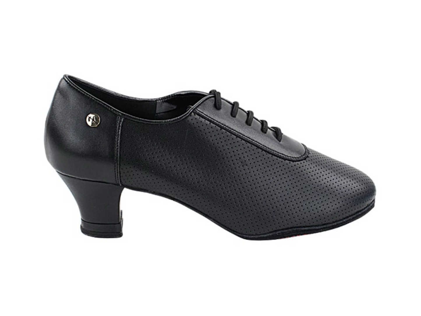 Women's Practice Dance Shoes Rhythm, Latin, Black Leather