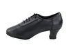 Women's Practice Dance Shoes Rhythm, Latin, Black Leather