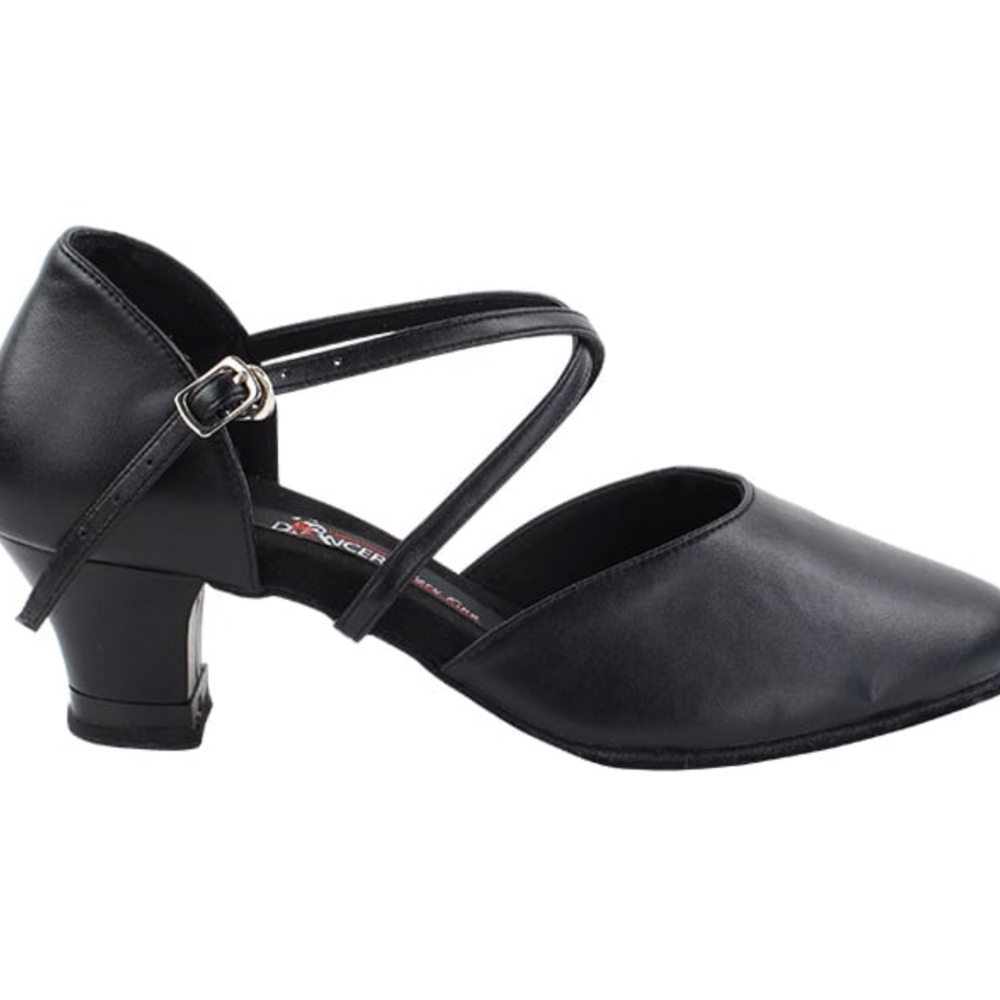 
                  
                    Women's Black Leather American Smooth, Social Dance, Character Dance Shoes
                  
                