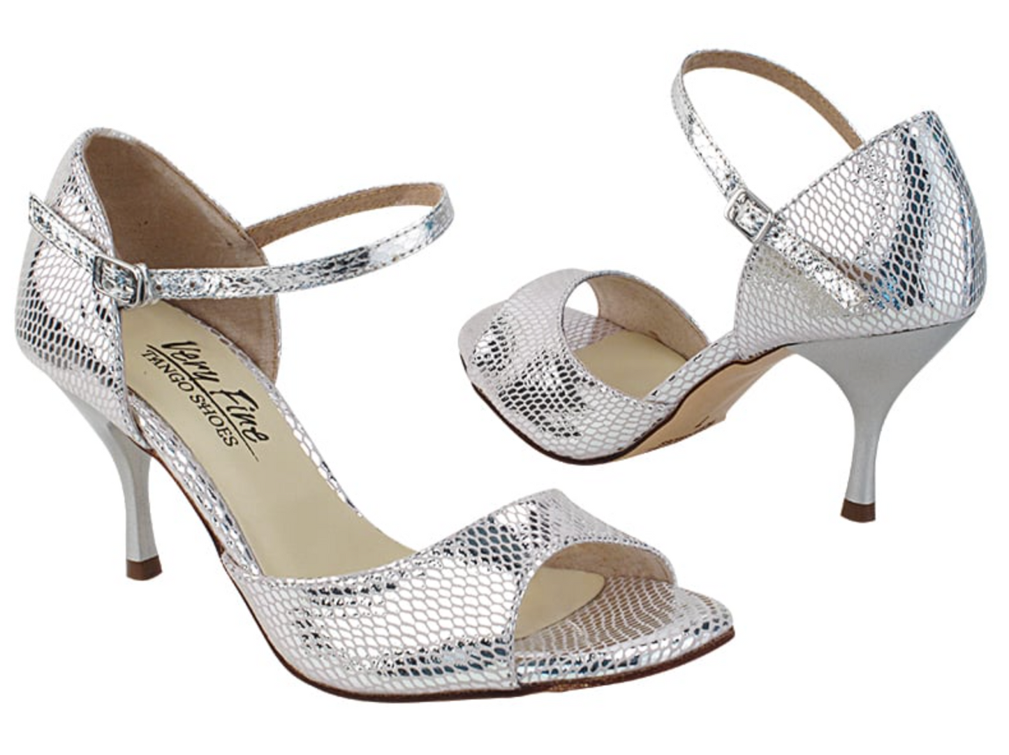 VFTango 001 Snake Silver Satin