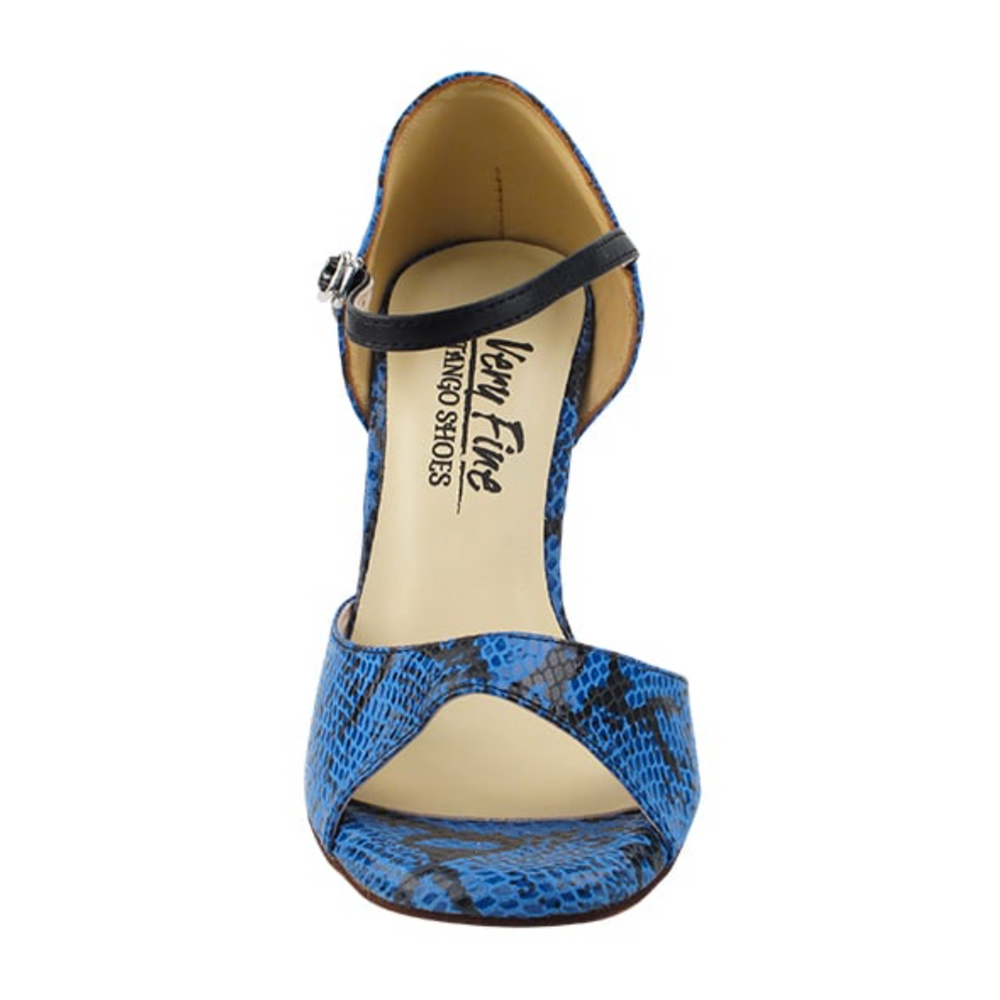 
                  
                    Argentine Tango Dance Shoes for Women Blue & Black Snake
                  
                