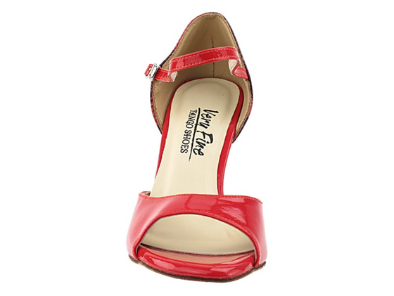 VFTango 001 Red Patent & Red Snake