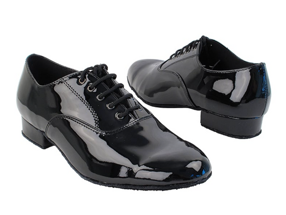 Black Patent Kid's Shoes Boys' Standard, Smooth, Practice Shoes, Showcase