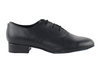 Black Leather Kid's Shoes Boys' Standard, Smooth, Social Dance, Showcase