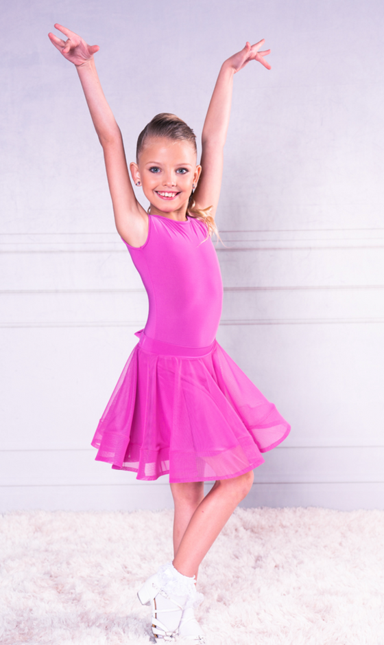 JR-B1 GIRLS DANCE AMERICA BODYSUIT WITHOUT SLEEVES