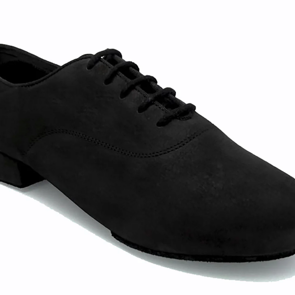 Ballroom & American Smooth, Competition, Practice dance shoes for Men, Windrush Black Suede