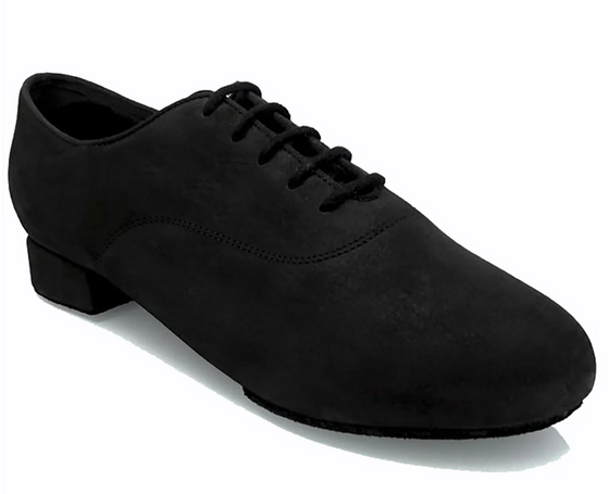 Ballroom & American Smooth, Competition, Practice dance shoes for Men, Windrush Black Suede