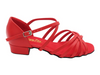 American Rhythm, Latin, Smooth, Dance Shoes for Women, Red Leather