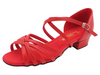 American Rhythm, Latin, Smooth, Dance Shoes for Women, Red Leather