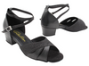 Black Leather & 273 Black Glitter Satin Standard, Smooth Dance Shoes