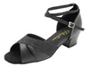 Black Leather & 273 Black Glitter Satin Standard, Smooth Dance Shoes