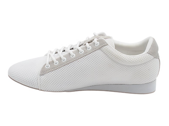 Dance Sneakers for Hip Hop & Latin Club Salsa, Bachata, Kizomba, reggaeton White Mesh