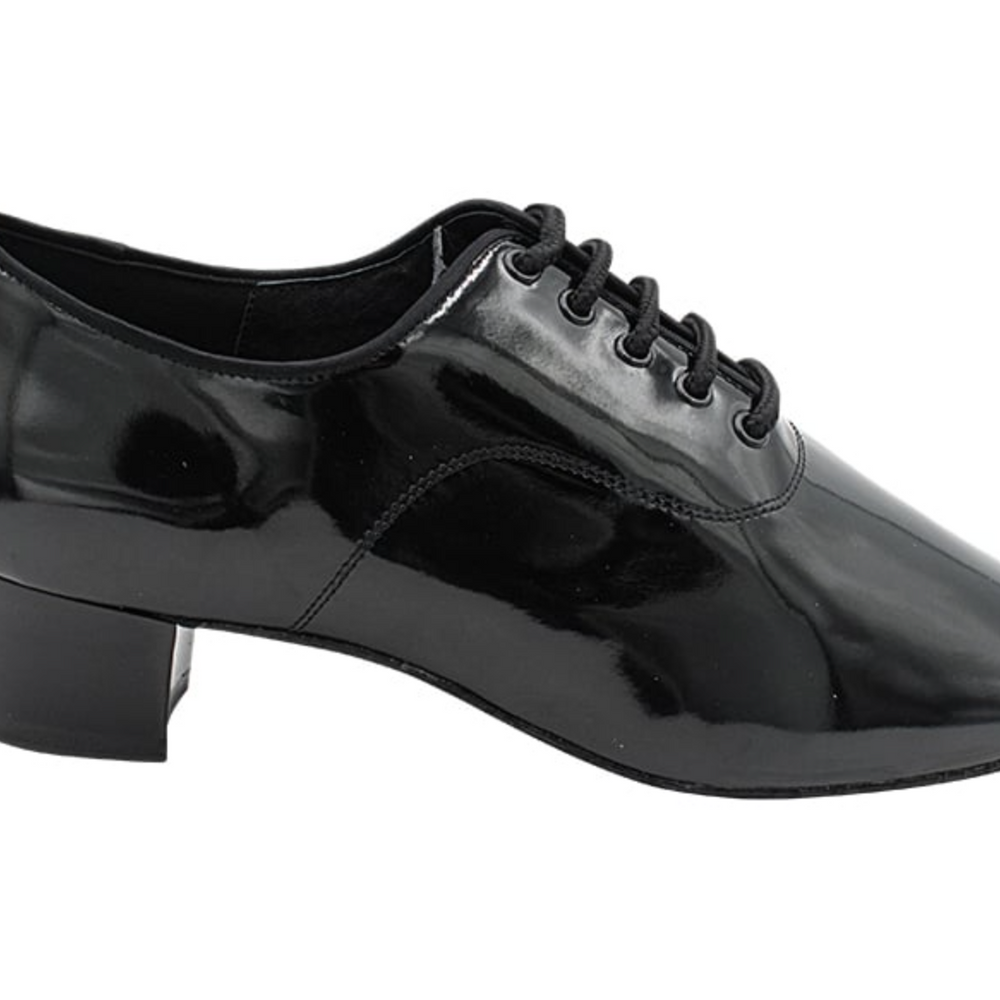 Men's Latin, American Rhythm Dance Shoes Black Patent