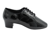 Men's Latin, American Rhythm Dance Shoes Black Patent