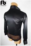 SATIN MEN'S SHIRT LATIN CARIBBEAN AND RHYTHM DANCE