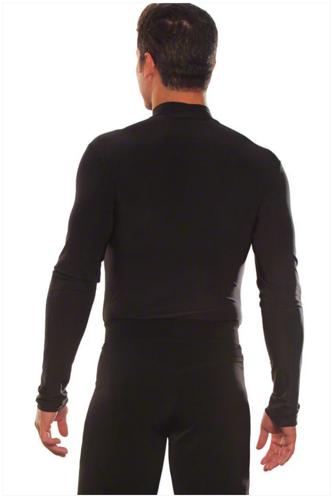 
                  
                    Men's American Rhythm, International Latin, Showcase, Showdance, Social Dance Simple Turtleneck Shirt with Trunks
                  
                