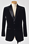 MJ28 Black Velvet Tuxedo Jacket Single