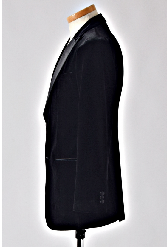 MJ28 Black Velvet Tuxedo Jacket Single