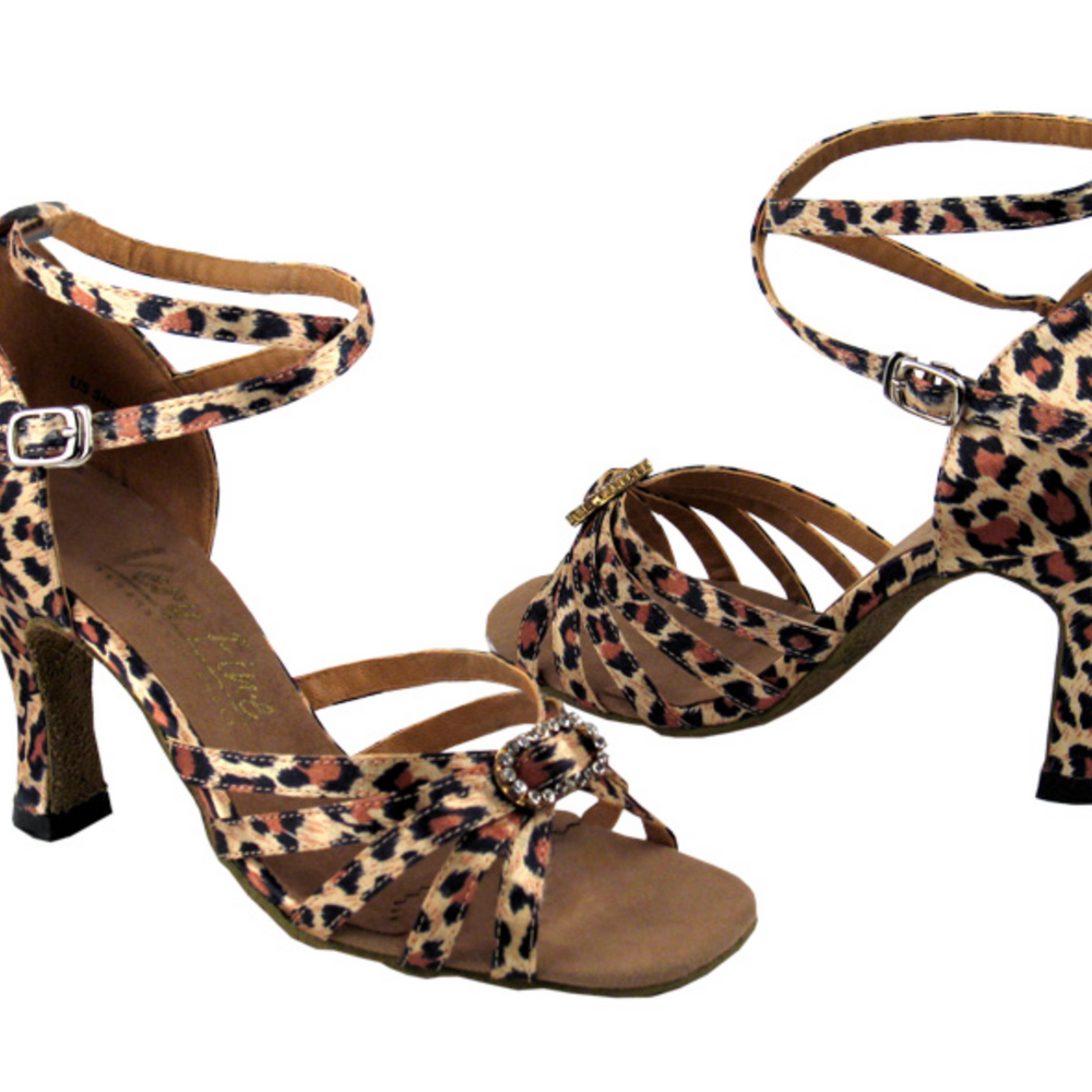 
                  
                    Women's Latin American Rhythm Leopard & Stone Dance Shoes
                  
                