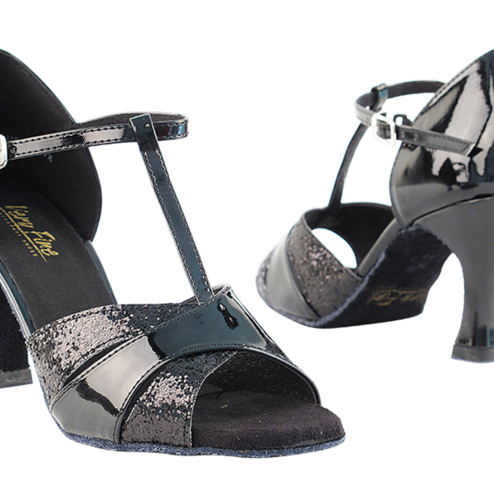 
                  
                    Women's American Rhythm, Latin Black Sparkle & Black Patent
                  
                