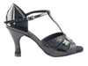 Women's American Rhythm, Latin Black Sparkle & Black Patent