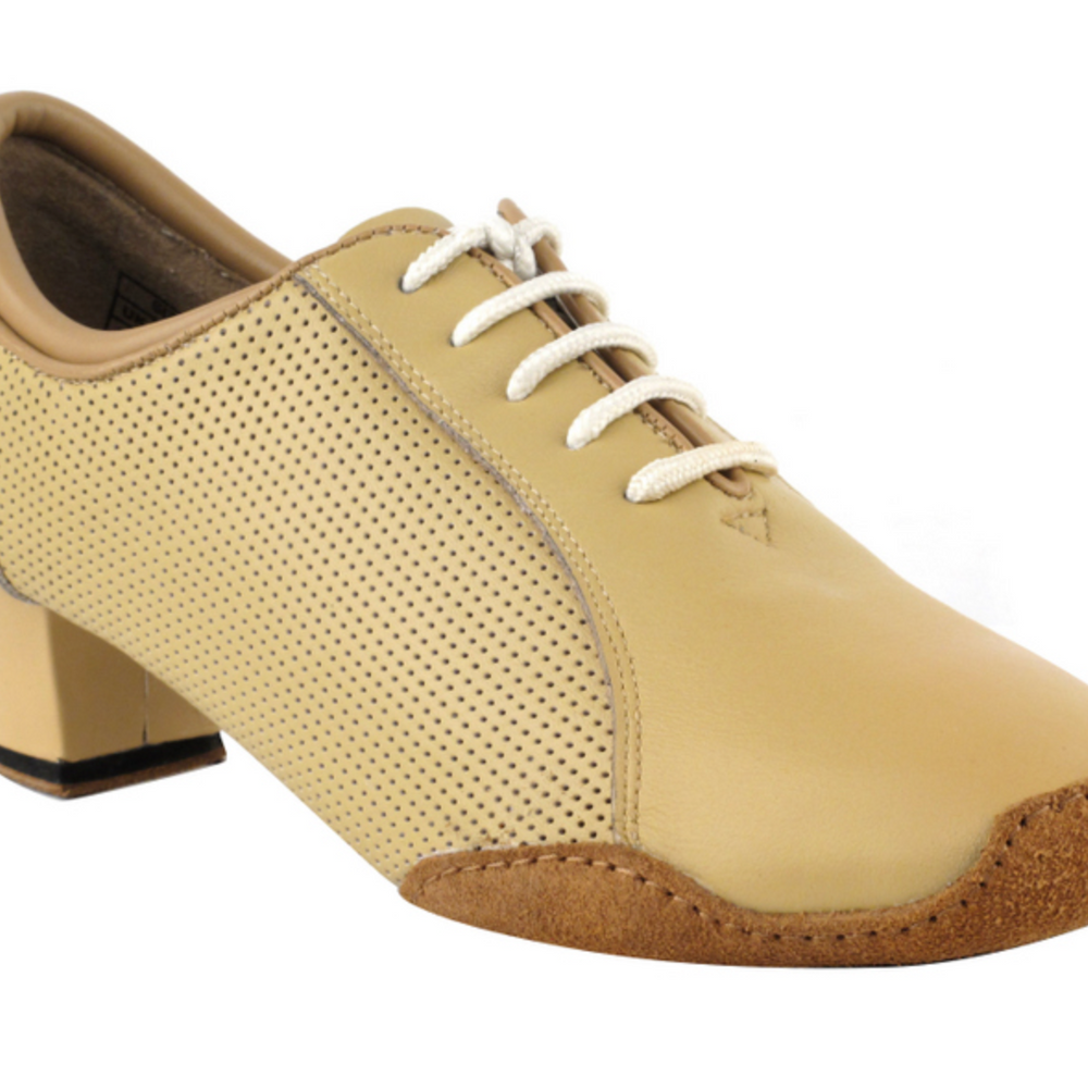 American Rhythm, Ballroom, Smooth, Standard Split Sole Nude Leather Practice Shoes