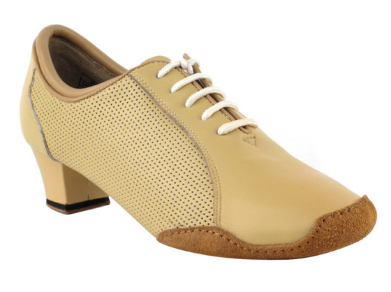 American Rhythm, Ballroom, Smooth, Standard Split Sole Nude Leather Practice Shoes