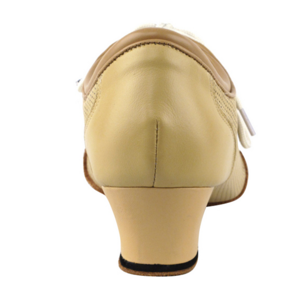 American Rhythm, Ballroom, Smooth, Standard Split Sole Nude Leather Practice Shoes