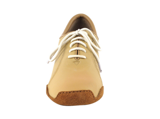 American Rhythm, Ballroom, Smooth, Standard Split Sole Nude Leather Practice Shoes