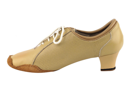 American Rhythm, Ballroom, Smooth, Standard Split Sole Nude Leather Practice Shoes