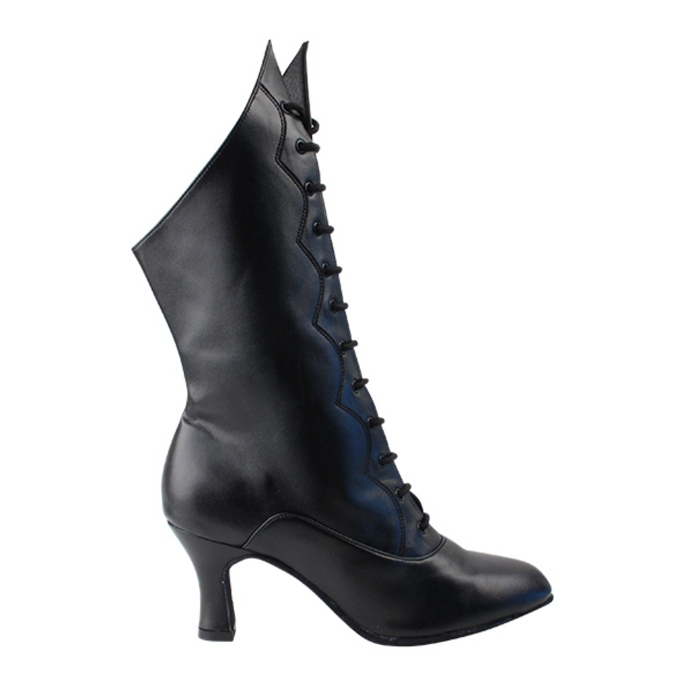 West Coast Swing, Country, Line Dance Boot Black Leather Women's