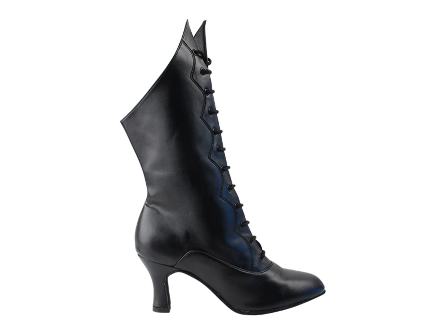 West Coast Swing, Country, Line Dance Boot Black Leather Women's