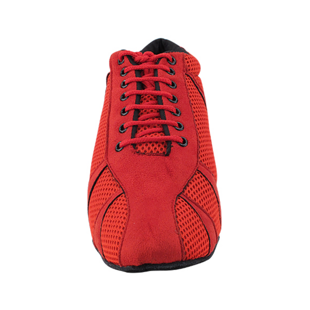 
                  
                    Women's Practice, Argentine Tango Red Nubuck & Red Knit Mesh Dance Shoes
                  
                