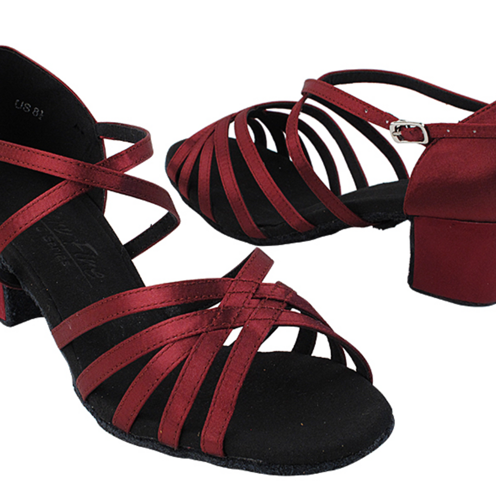 
                  
                    Custom Shoes For Women Burgundy Satin
                  
                