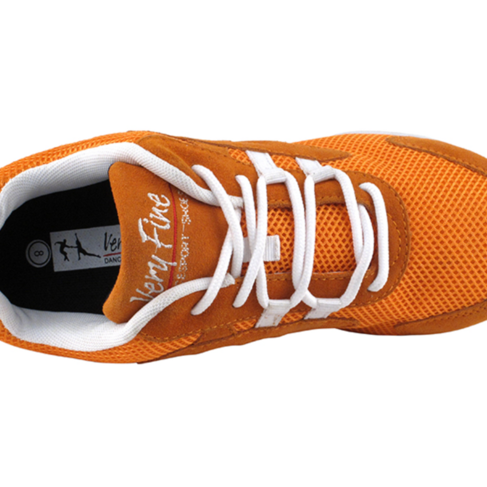 
                  
                    Ladies Shoes Dance Sneakers Low-Profile Orange
                  
                