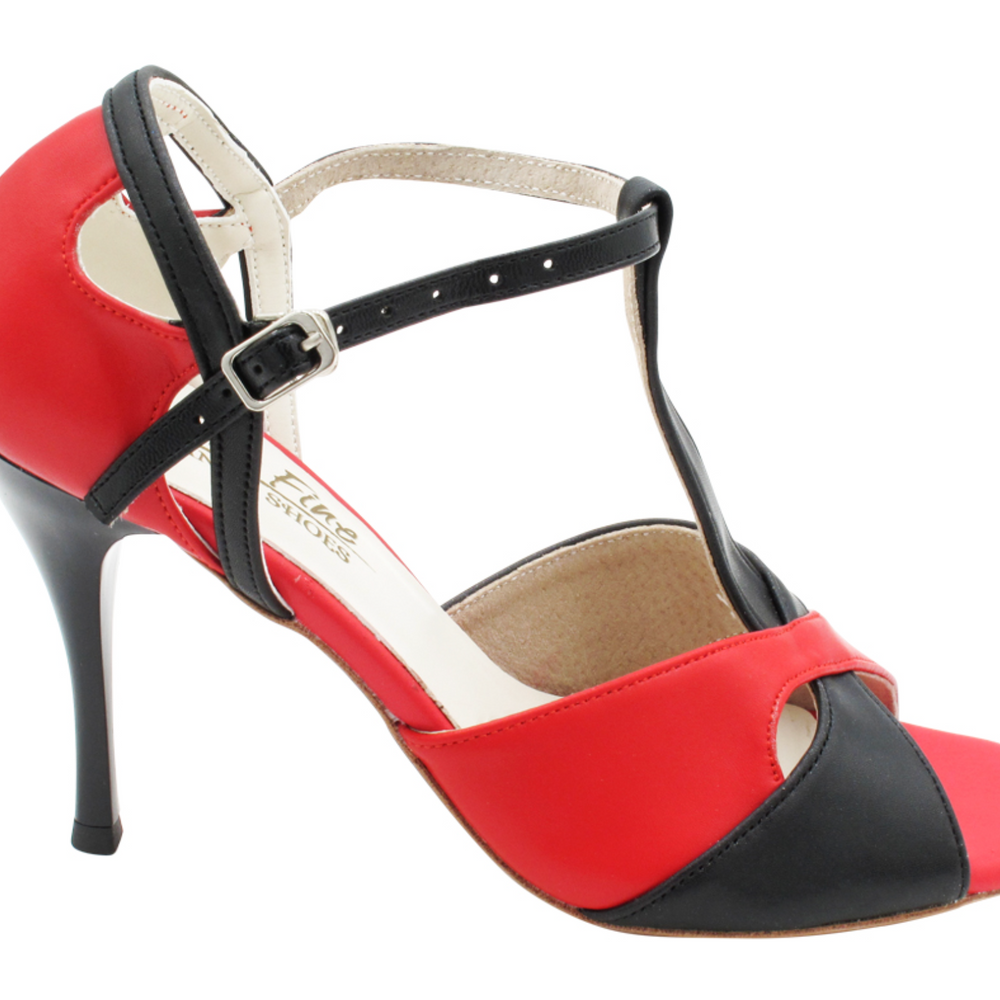 
                  
                    Tango Dance Shoes Black & Red Leather
                  
                