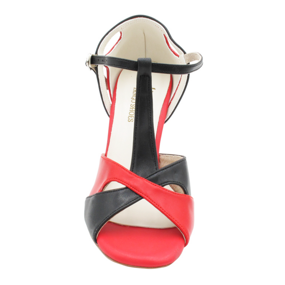 
                  
                    Tango Dance Shoes Black & Red Leather
                  
                