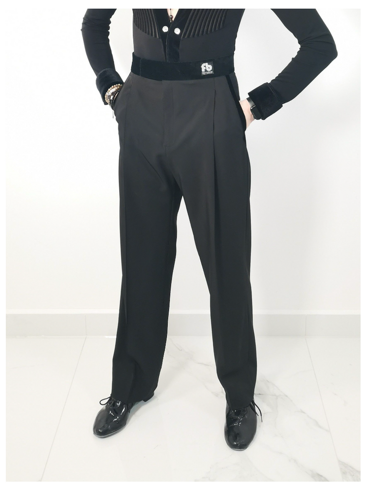 
                  
                    Men's New Slim, Ultra Slim Velvet International Latin, American Rhythm Dance Competition Pants All Sizes
                  
                