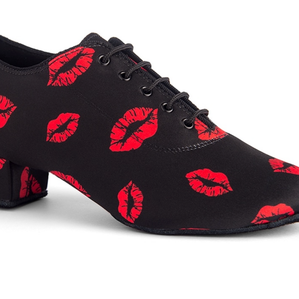 Women's Practice Shoes Latin, American Rhythm Hazer Split Lipstick (Women's Teacher's Shoes)