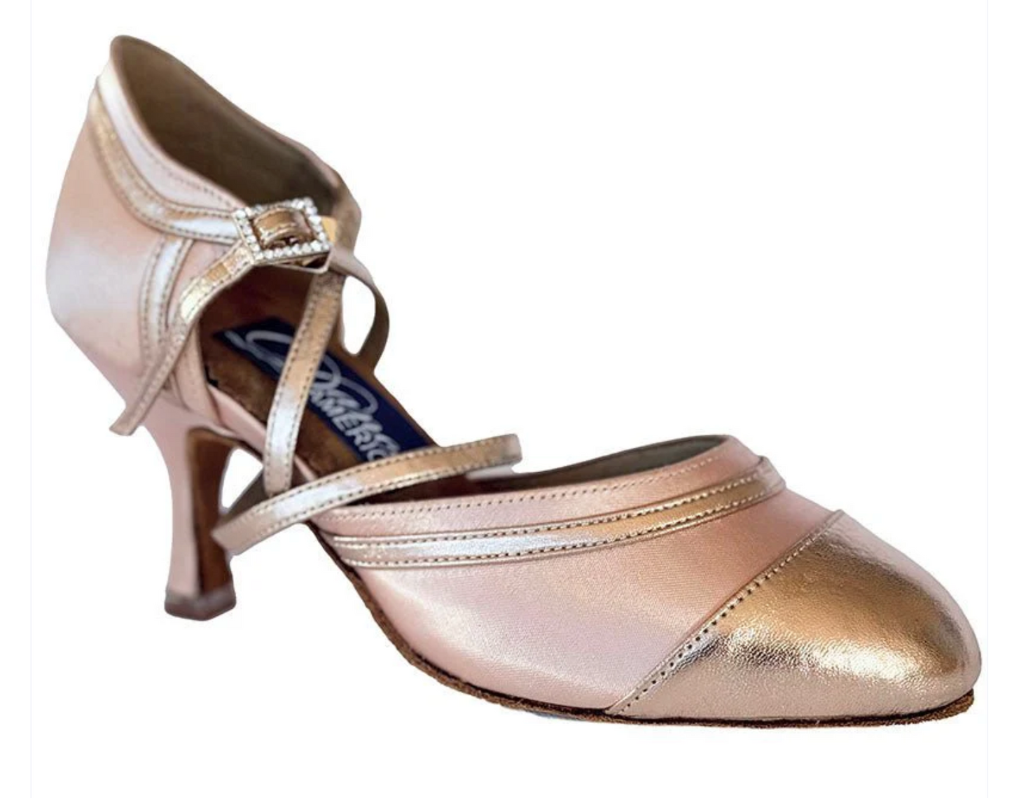 Women's American Smooth Dance Shoes for Competitions & Practice Silver