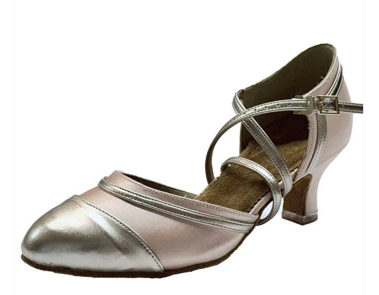 Women's American Smooth Dance Shoes for Competitions & Practice Silver