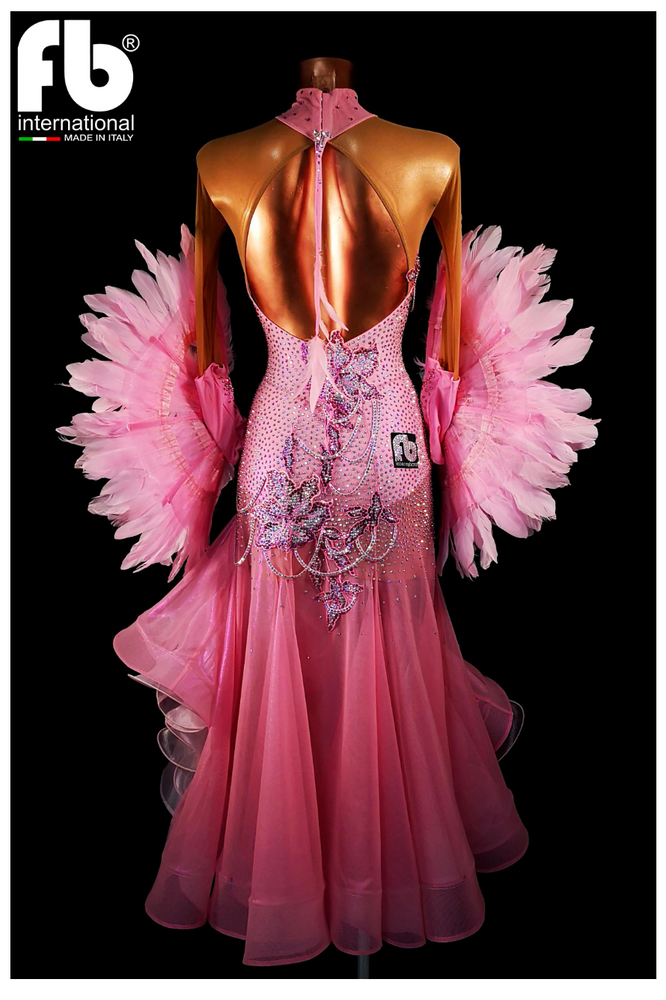 
                  
                    Women's International Standard, Ballroom Dress Made to Order Brand New Color Pink
                  
                