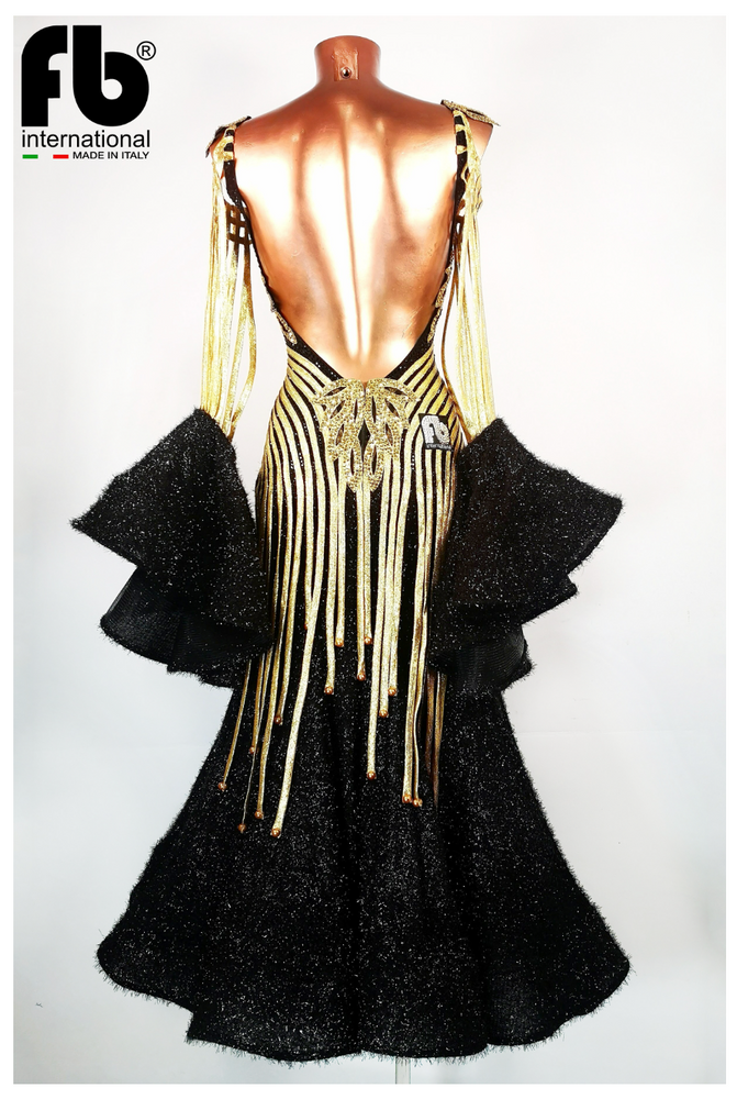 
                  
                    Women's International Standard, Ballroom Dress Made to Order Brand New Color Black
                  
                